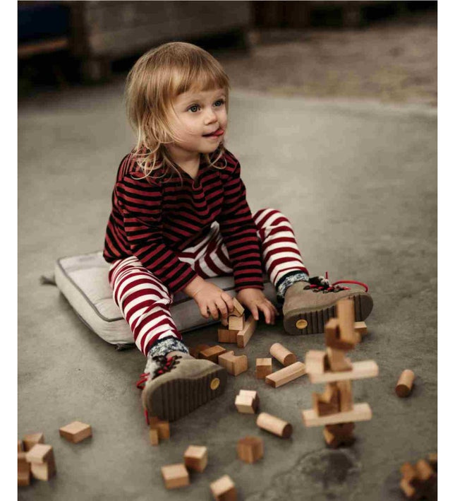Wooden Tower Puzzle - Colorful