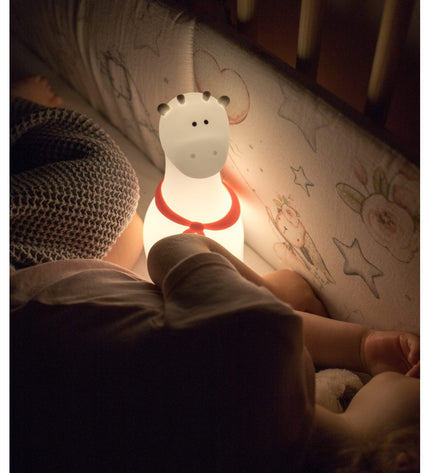 Giraffe Silicone Lamp - White